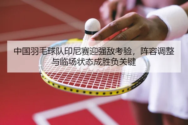 中国羽毛球队印尼赛迎强敌考验，阵容调整与临场状态成胜负关键